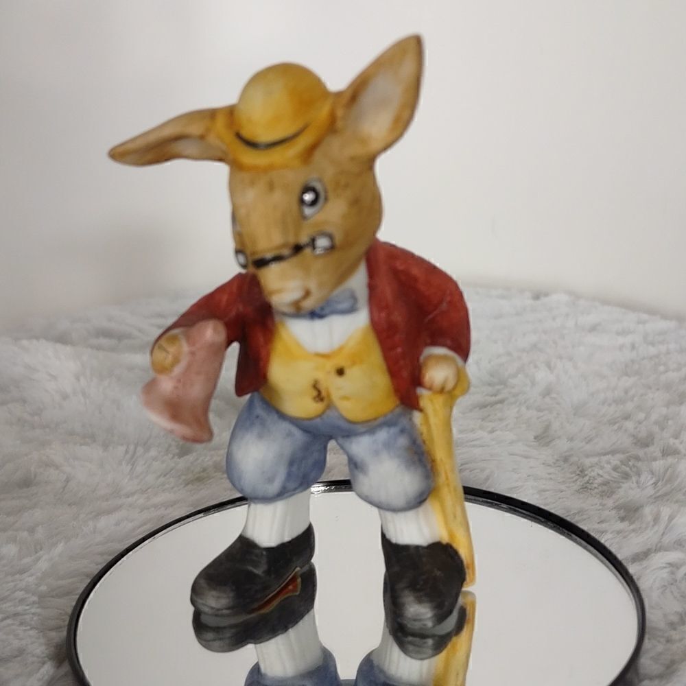 Vtg. Lefton Grandpa Rabbit figurine